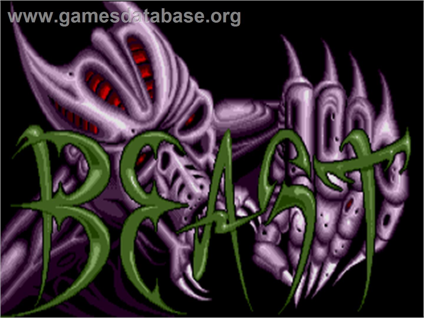 Shadow Of The Beast - Atari ST - Artwork - Title Screen