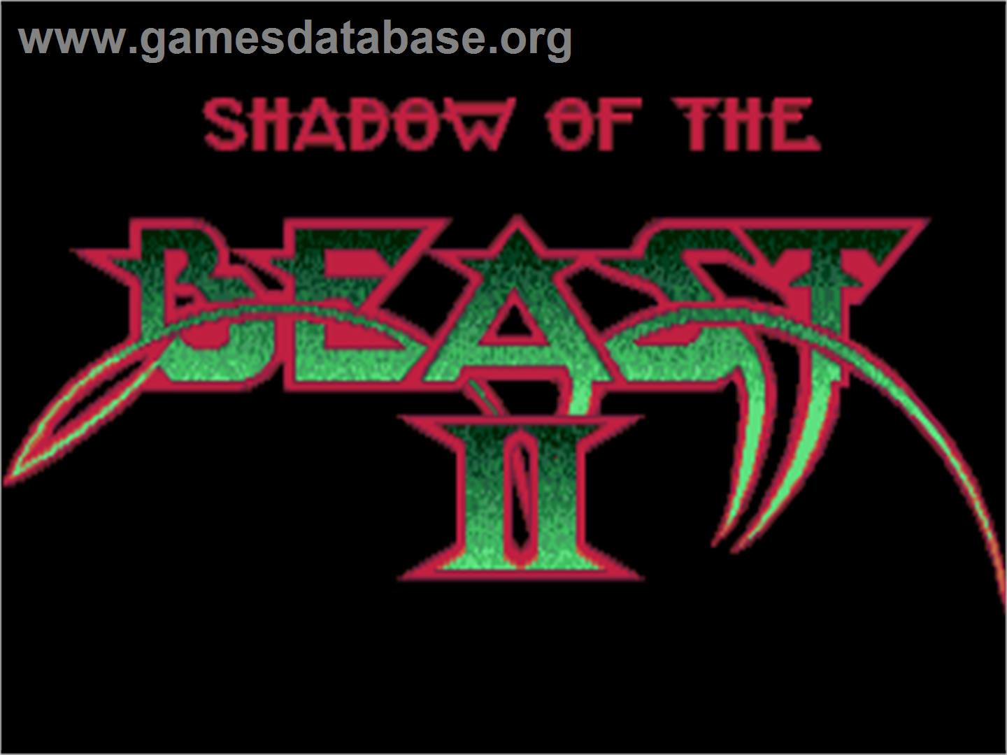 Shadow Of The Beast 2 - Atari ST - Artwork - Title Screen