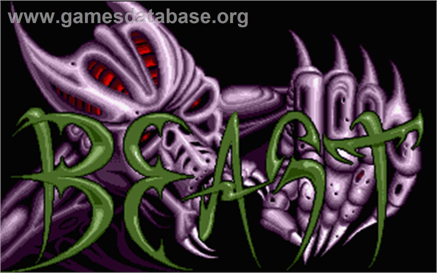 Shadow of the Beast - Atari ST - Artwork - Title Screen