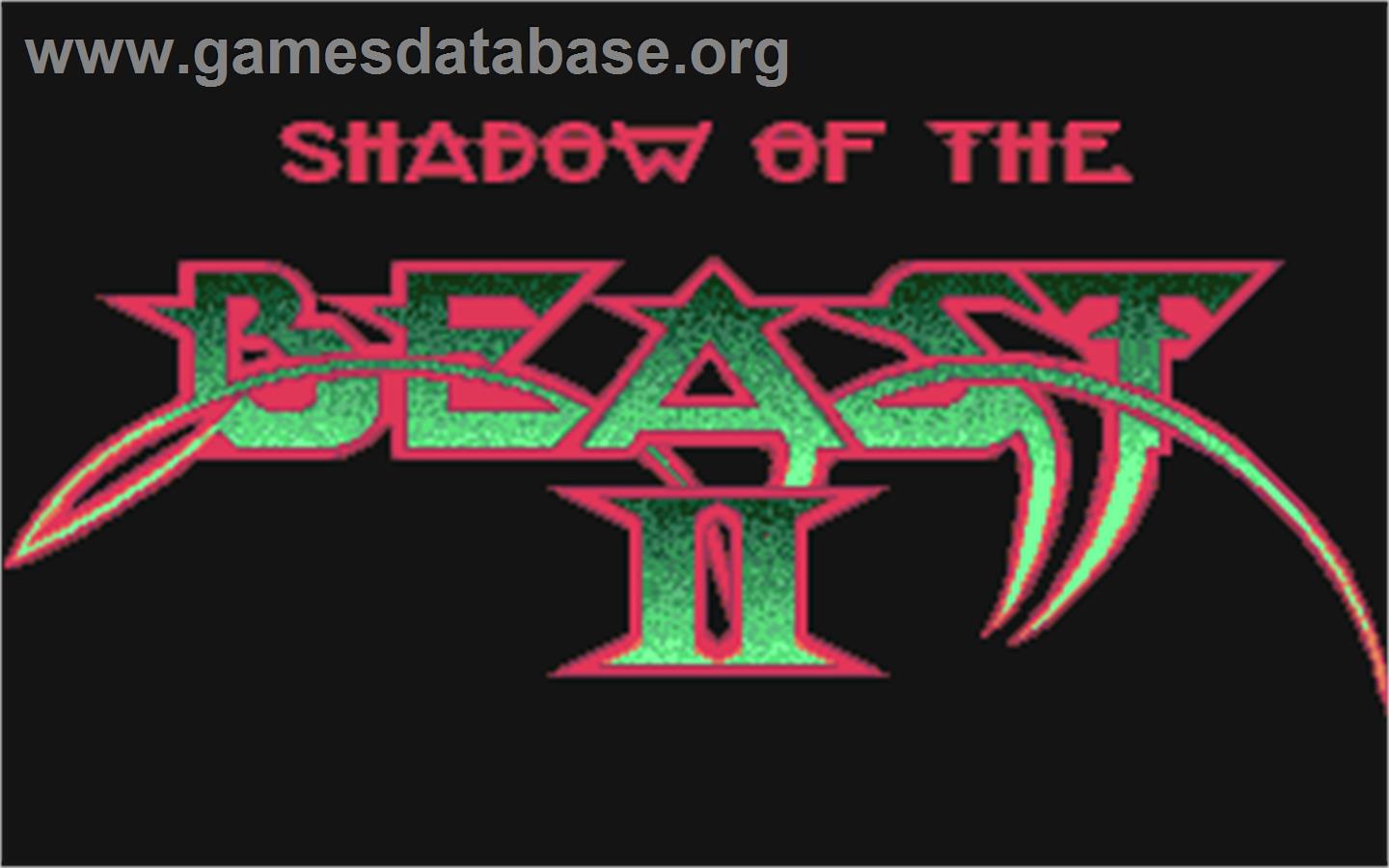 Shadow of the Beast 2 - Atari ST - Artwork - Title Screen