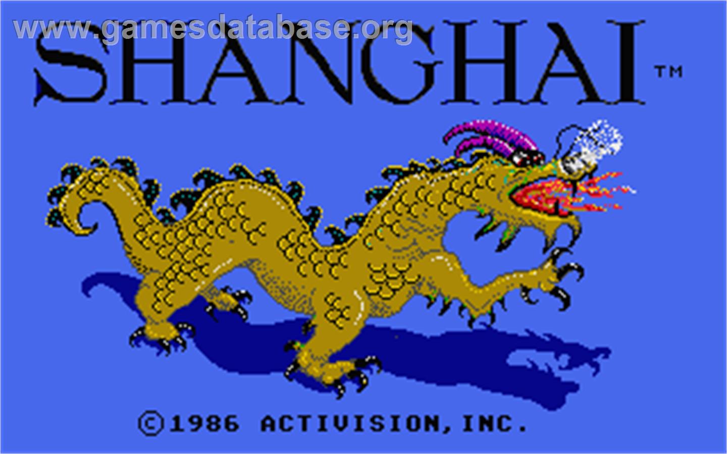 Shanghai - Atari ST - Artwork - Title Screen
