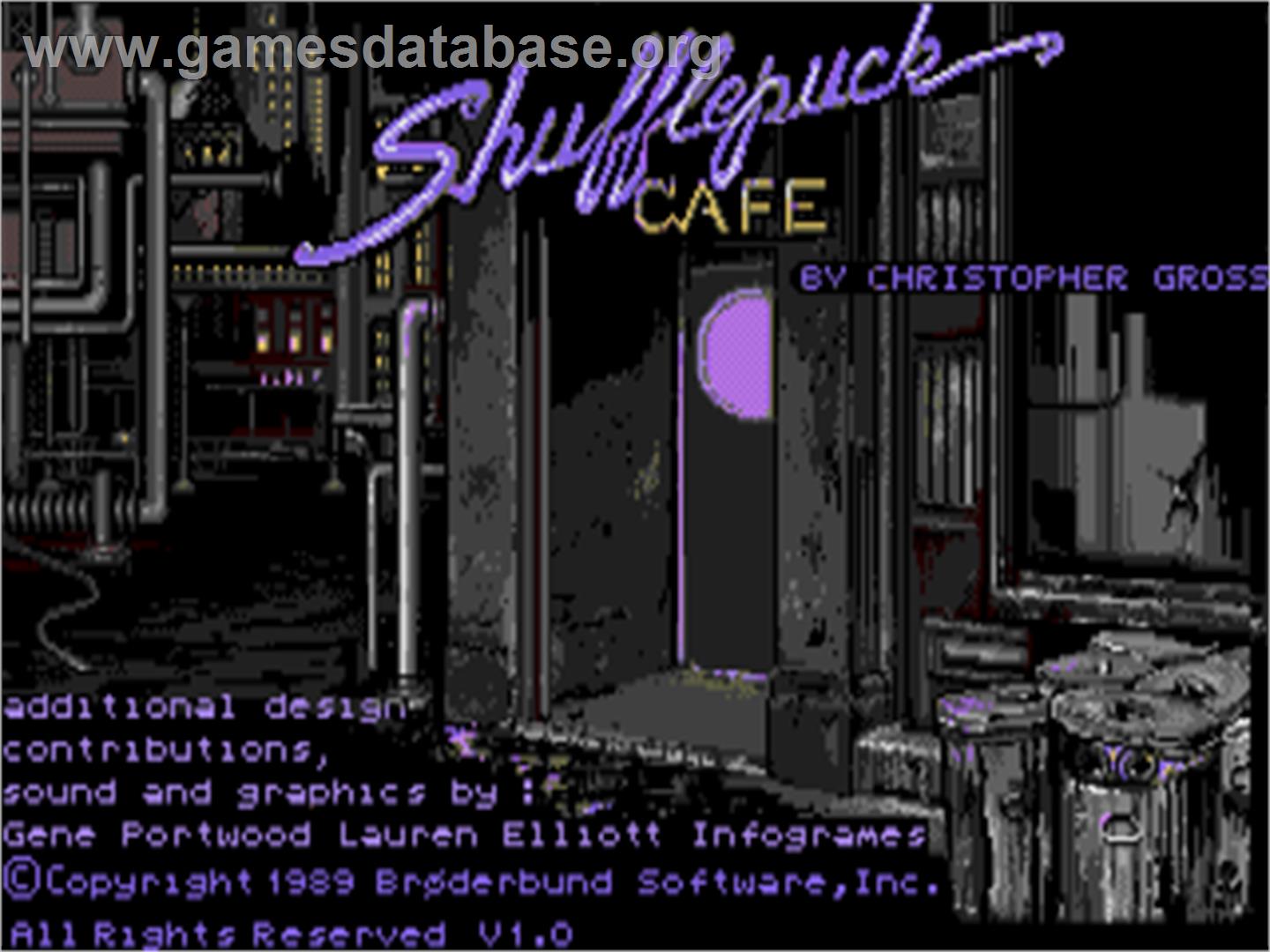Shufflepuck Café - Atari ST - Artwork - Title Screen
