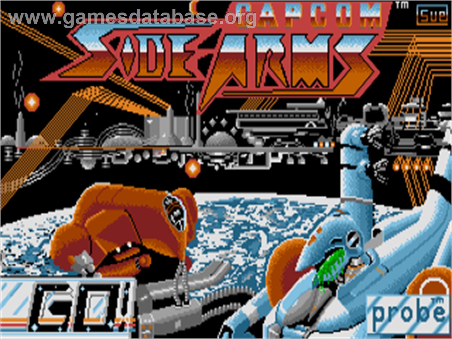 Side Arms - Atari ST - Artwork - Title Screen