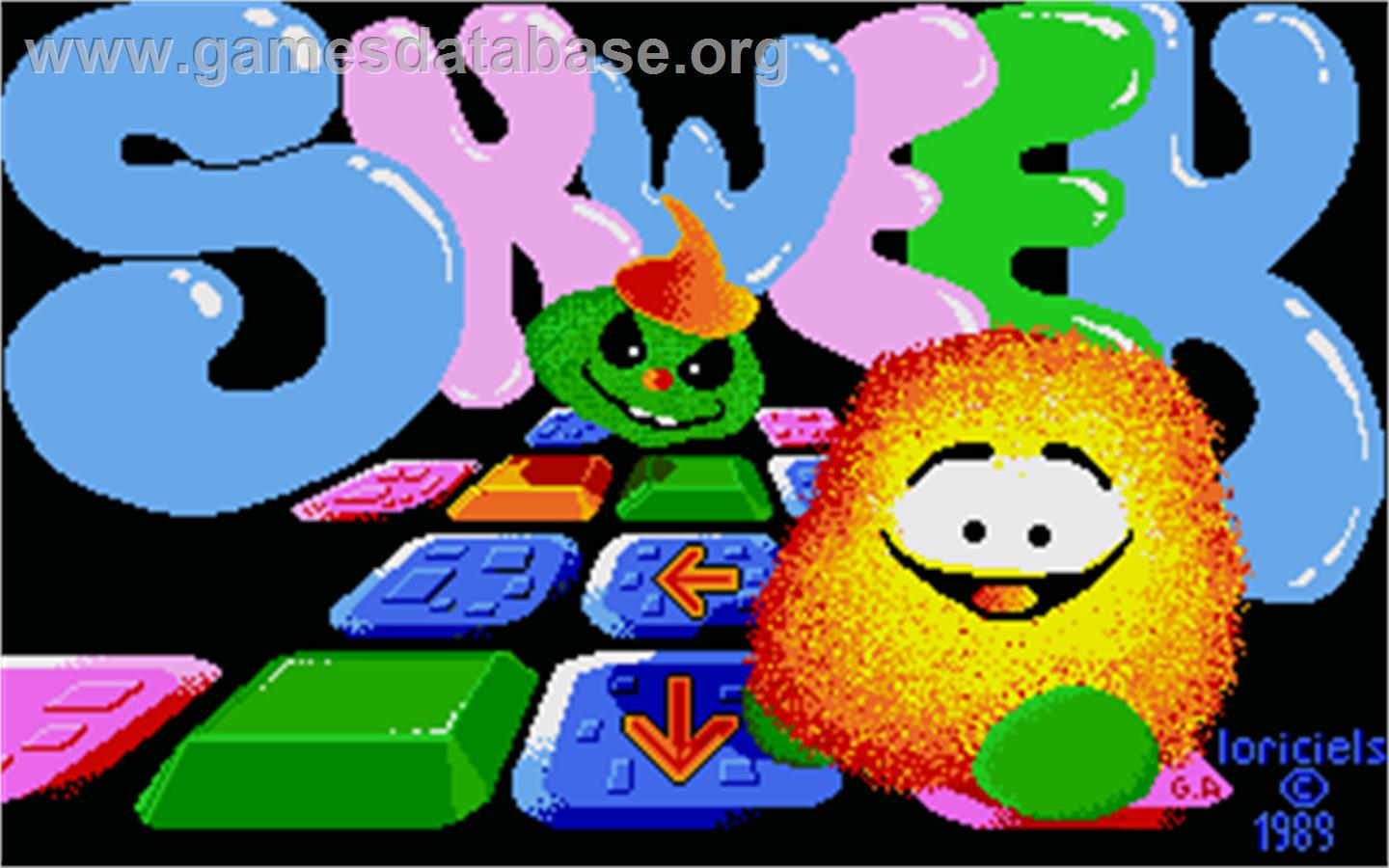 Skweek - Atari ST - Artwork - Title Screen