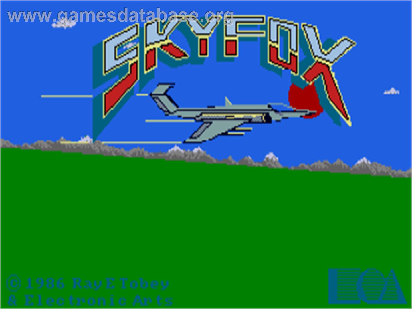Skyfox - Atari ST - Artwork - Title Screen