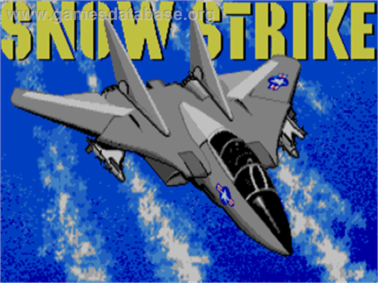 Snow Strike - Atari ST - Artwork - Title Screen