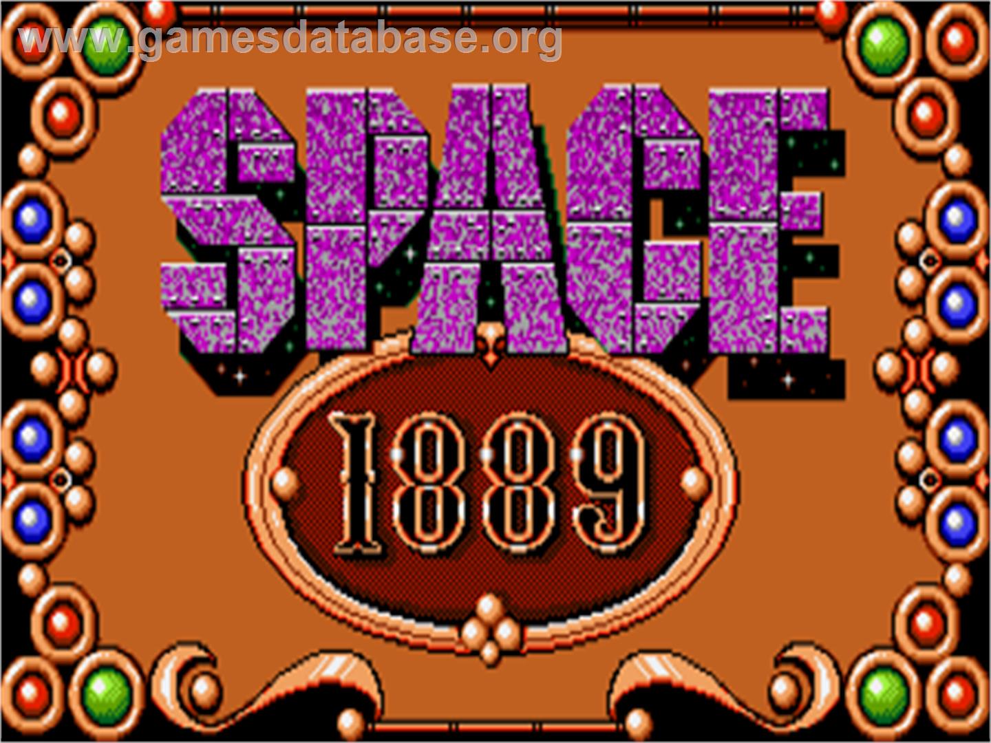 Space 1889 - Atari ST - Artwork - Title Screen