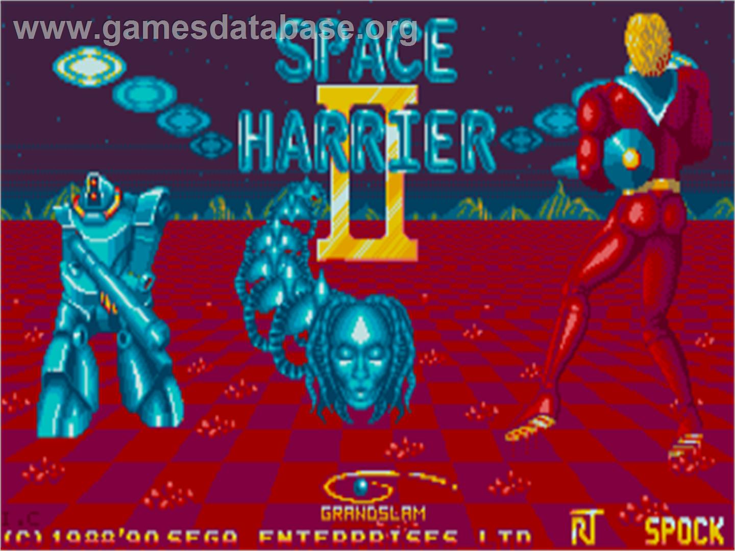 Space Harrier 2 - Atari ST - Artwork - Title Screen