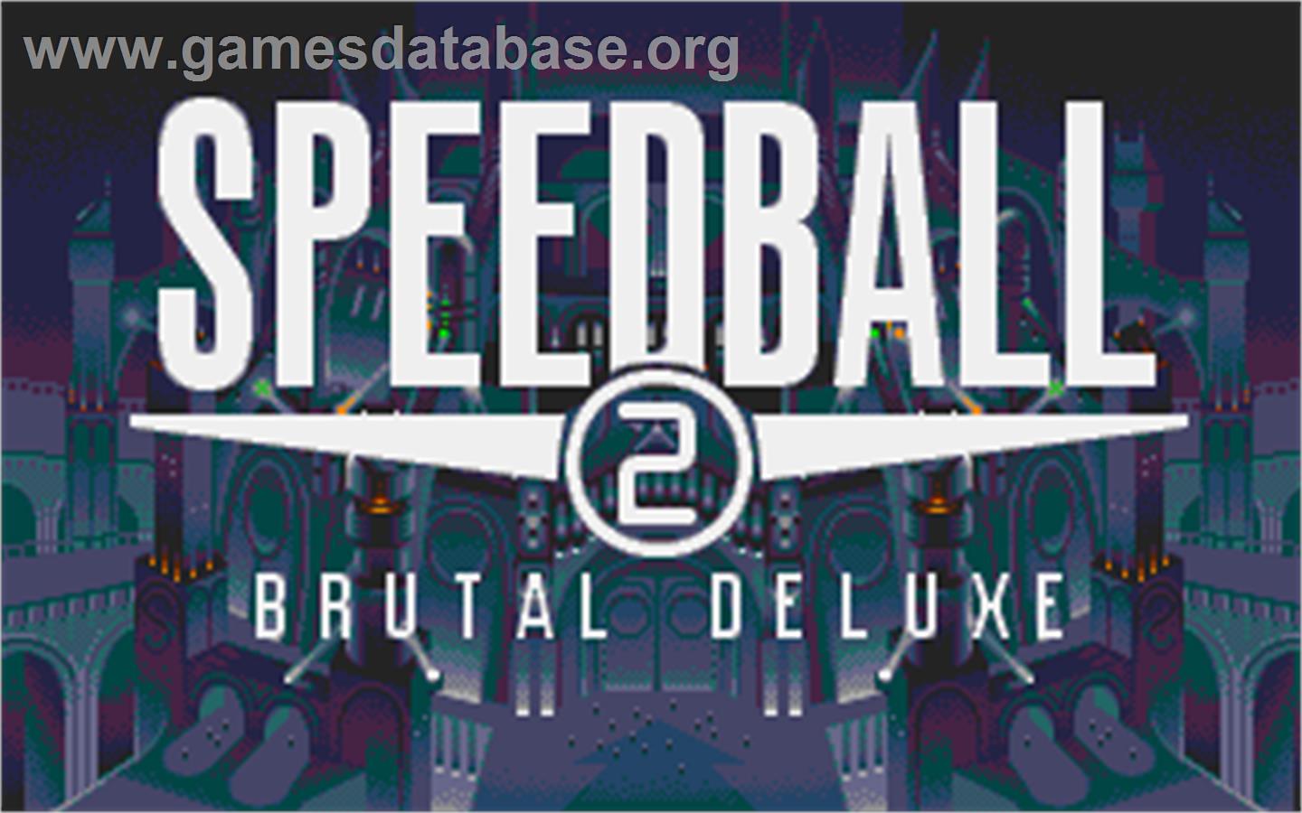 Speedball 2: Brutal Deluxe - Atari ST - Artwork - Title Screen
