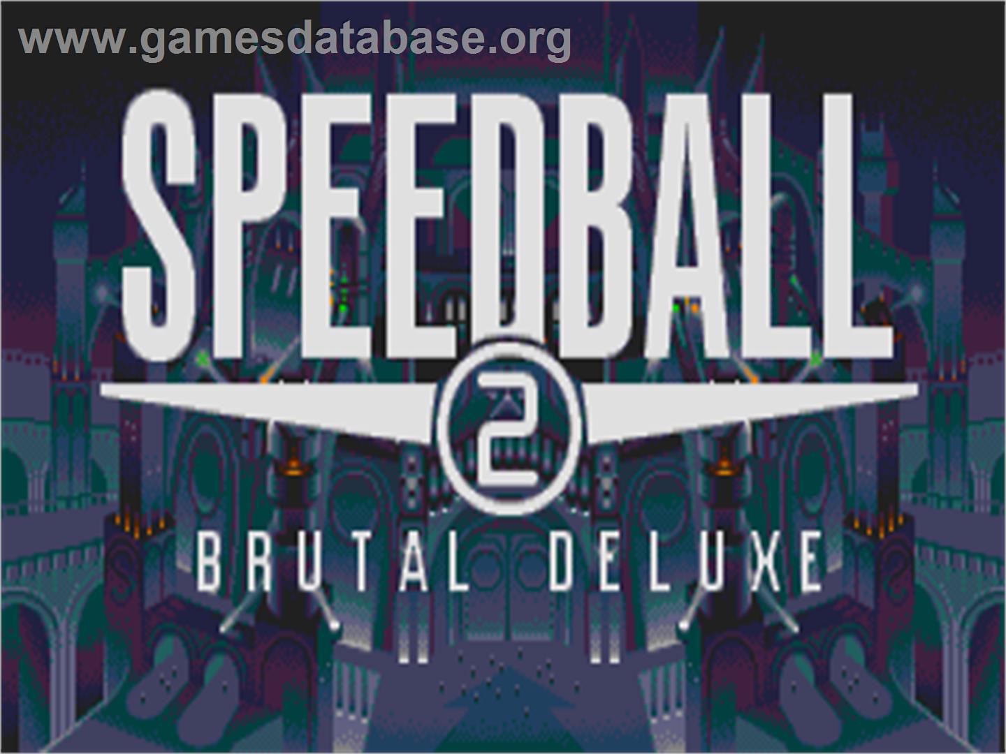 Speedball 2 - Brutal Deluxe - Atari ST - Artwork - Title Screen