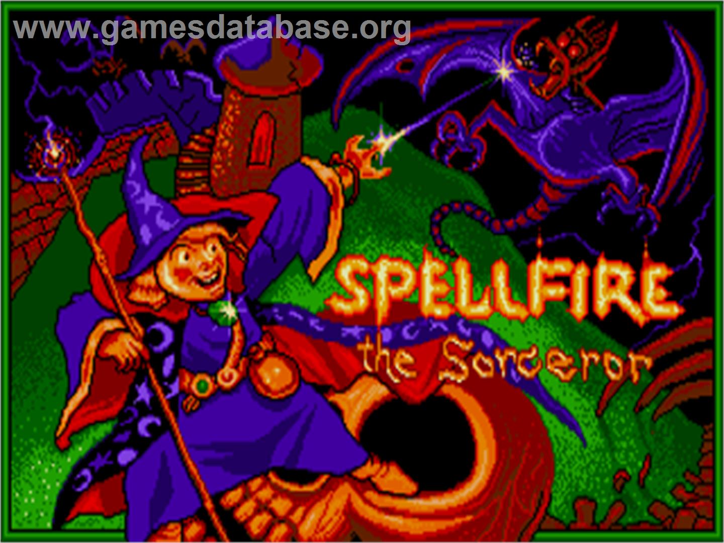 Spellfire The Sorcerer - Atari ST - Artwork - Title Screen
