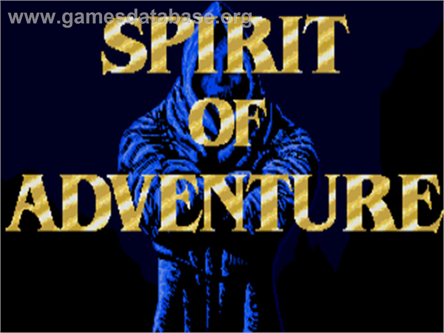 Spirit of Adventure - Atari ST - Artwork - Title Screen