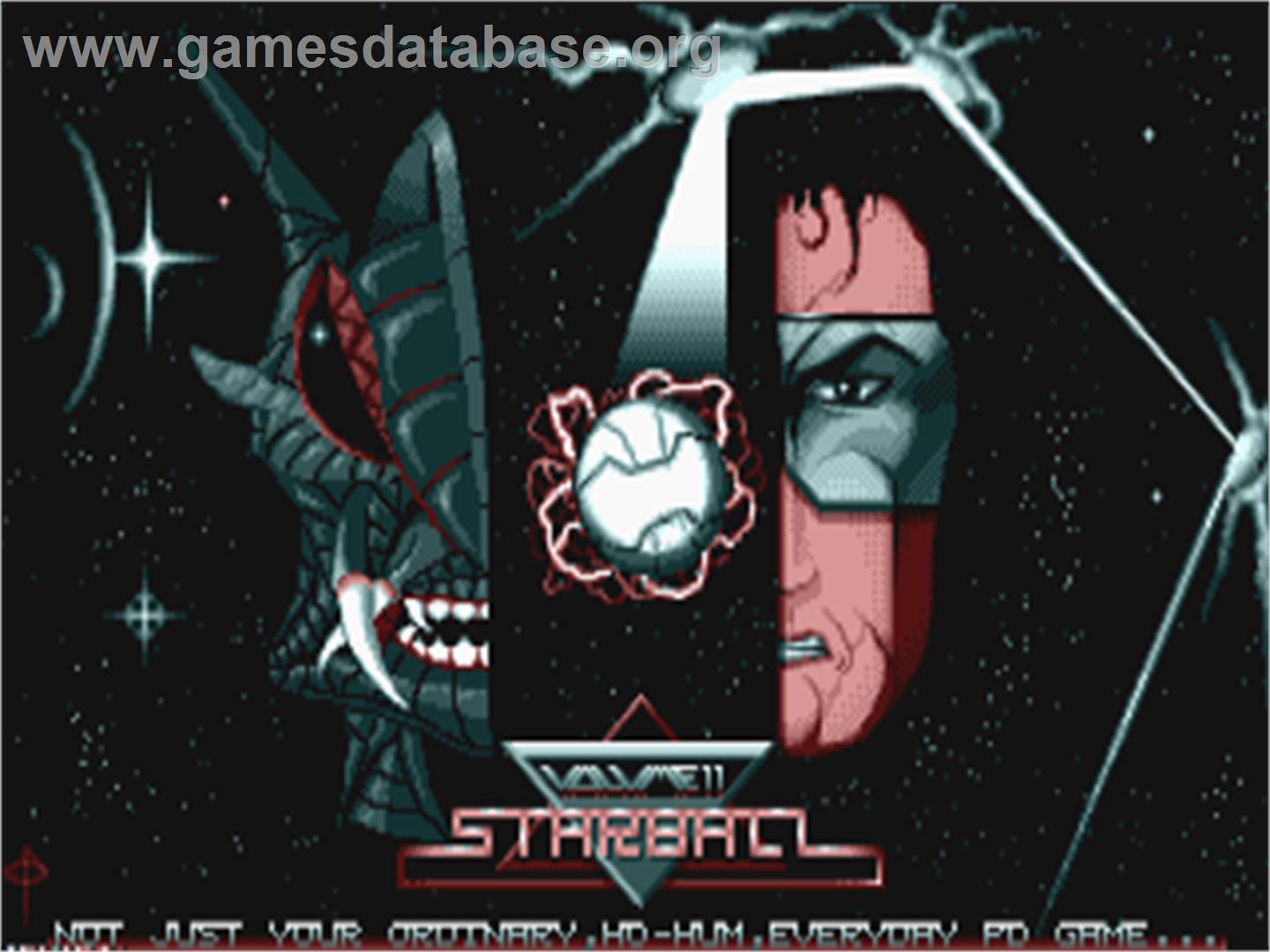 Starball - Atari ST - Artwork - Title Screen