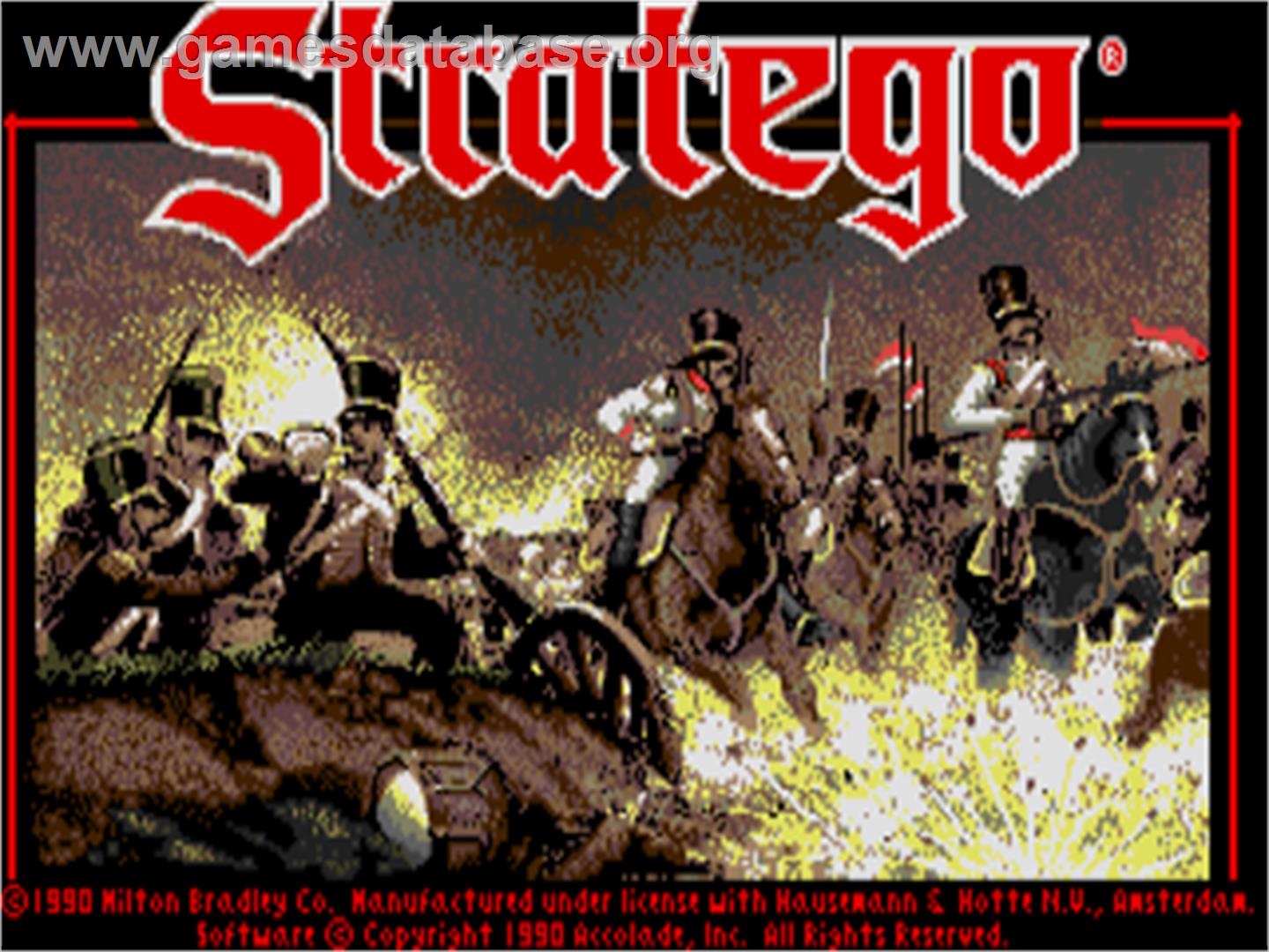 Stratego - Atari ST - Artwork - Title Screen