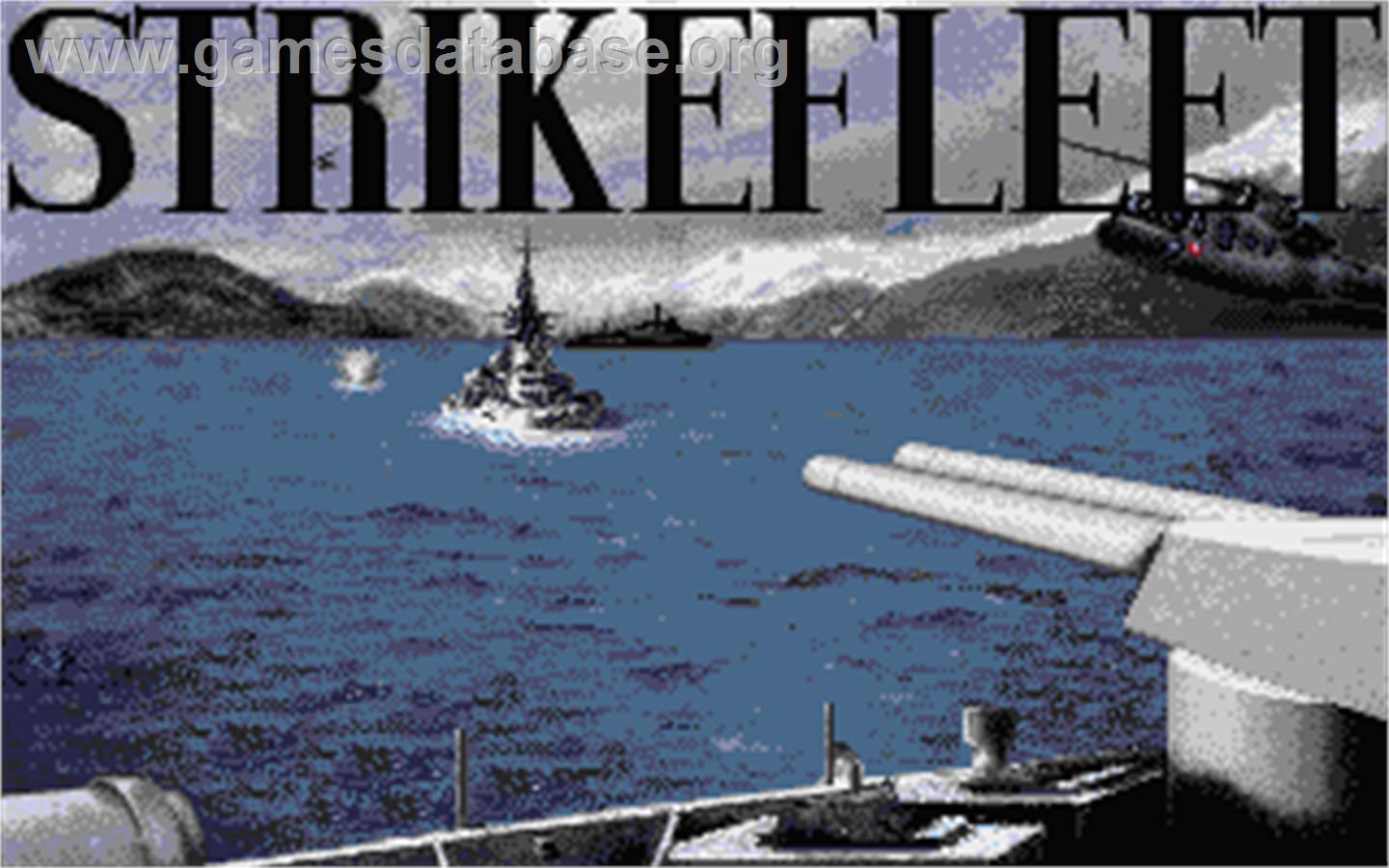 Strike Fleet - Atari ST - Artwork - Title Screen