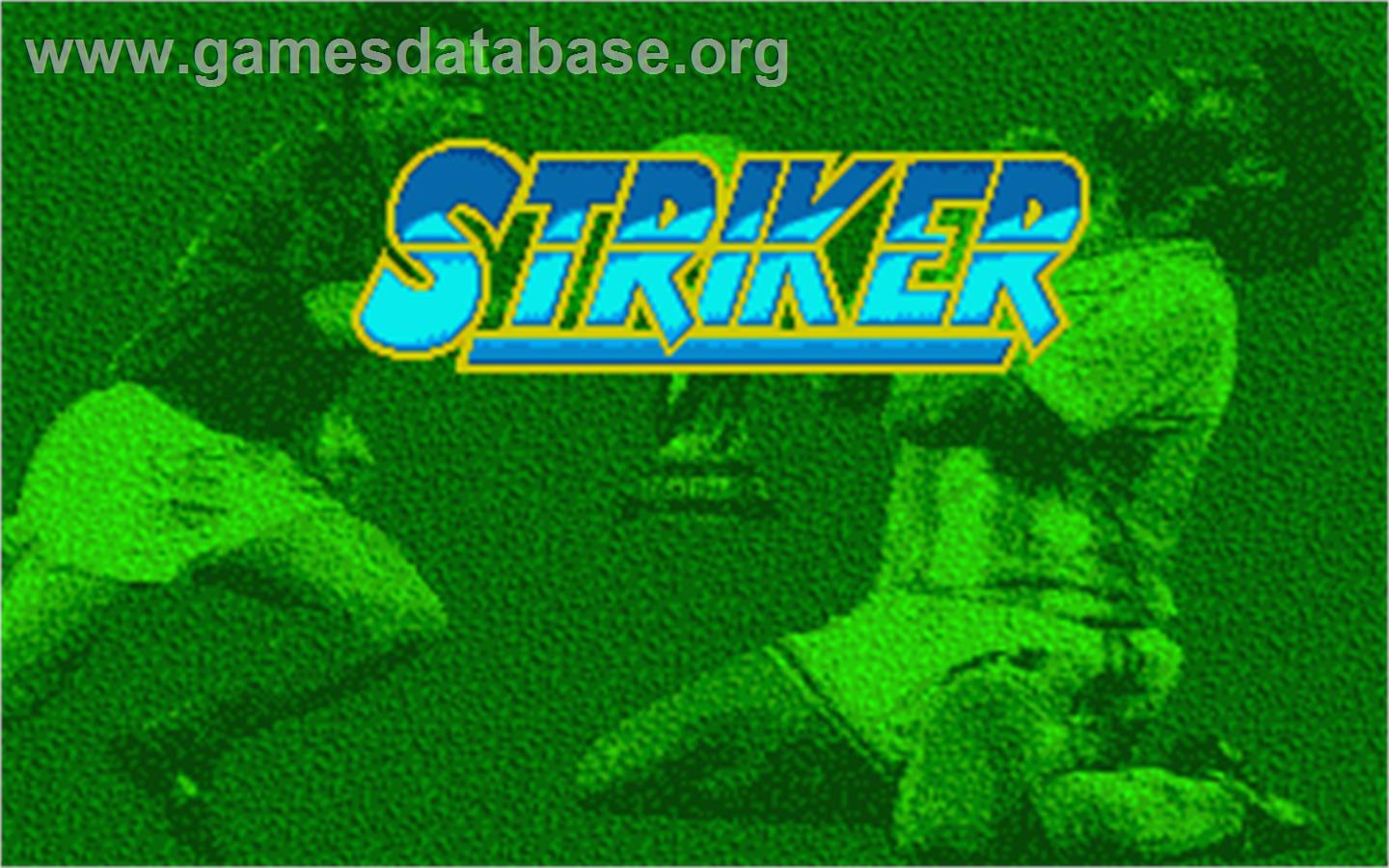 Striker - Atari ST - Artwork - Title Screen