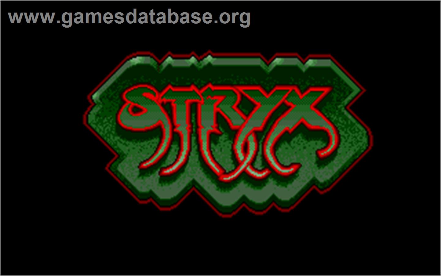 Stryx - Atari ST - Artwork - Title Screen