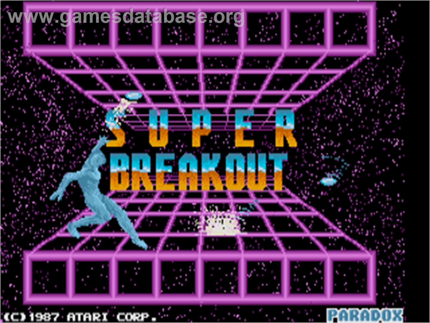 Super Breakout - Atari ST - Artwork - Title Screen