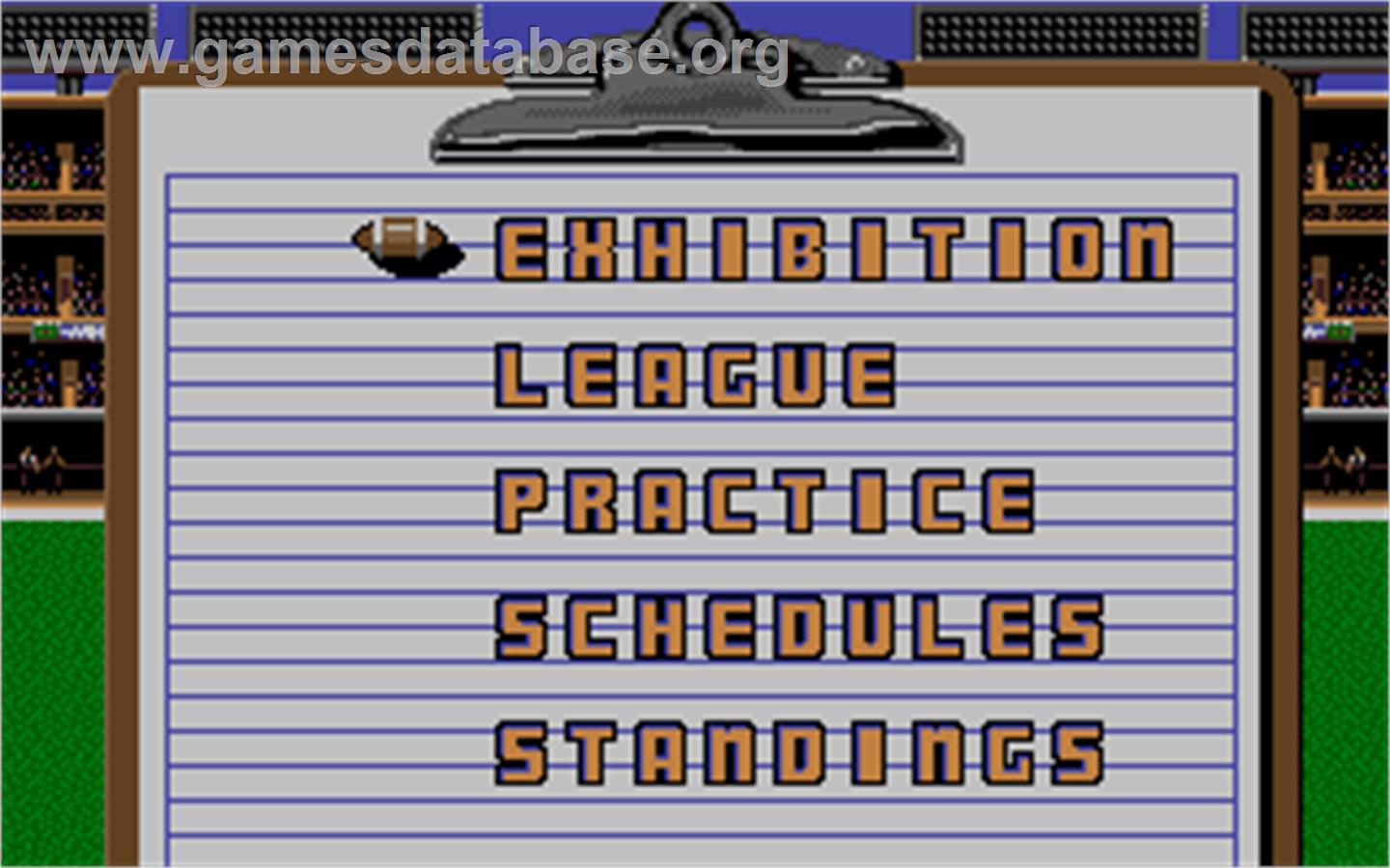 TV Sports Football - Atari ST - Artwork - Title Screen