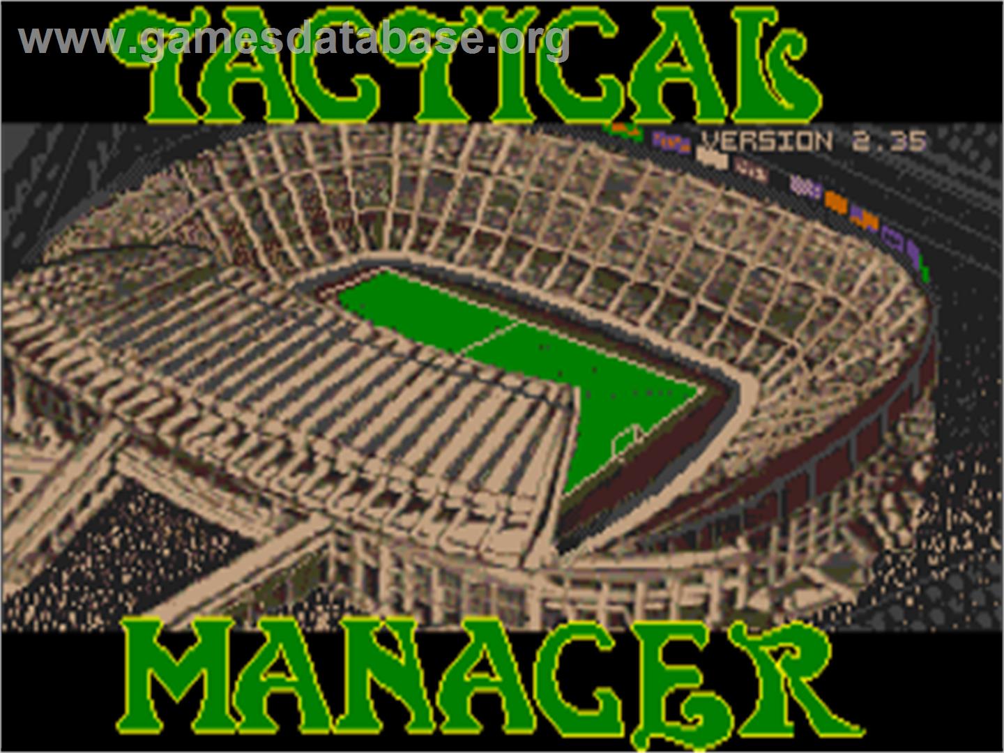 Tactical Manager - Atari ST - Artwork - Title Screen