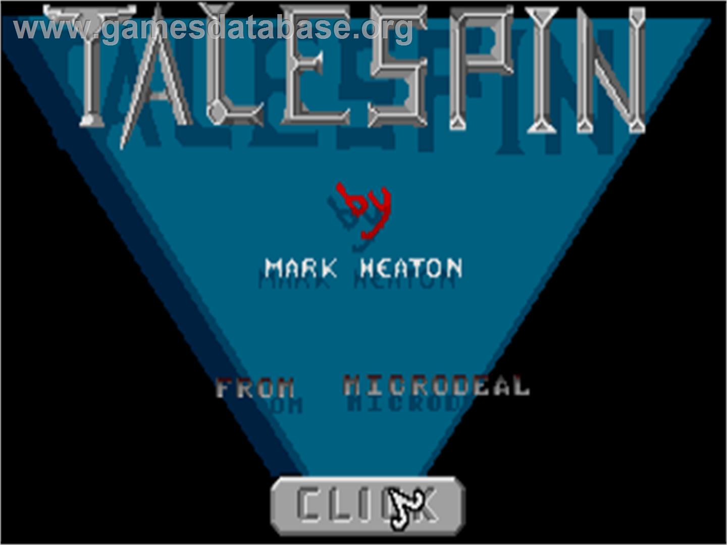 Talespin - Atari ST - Artwork - Title Screen