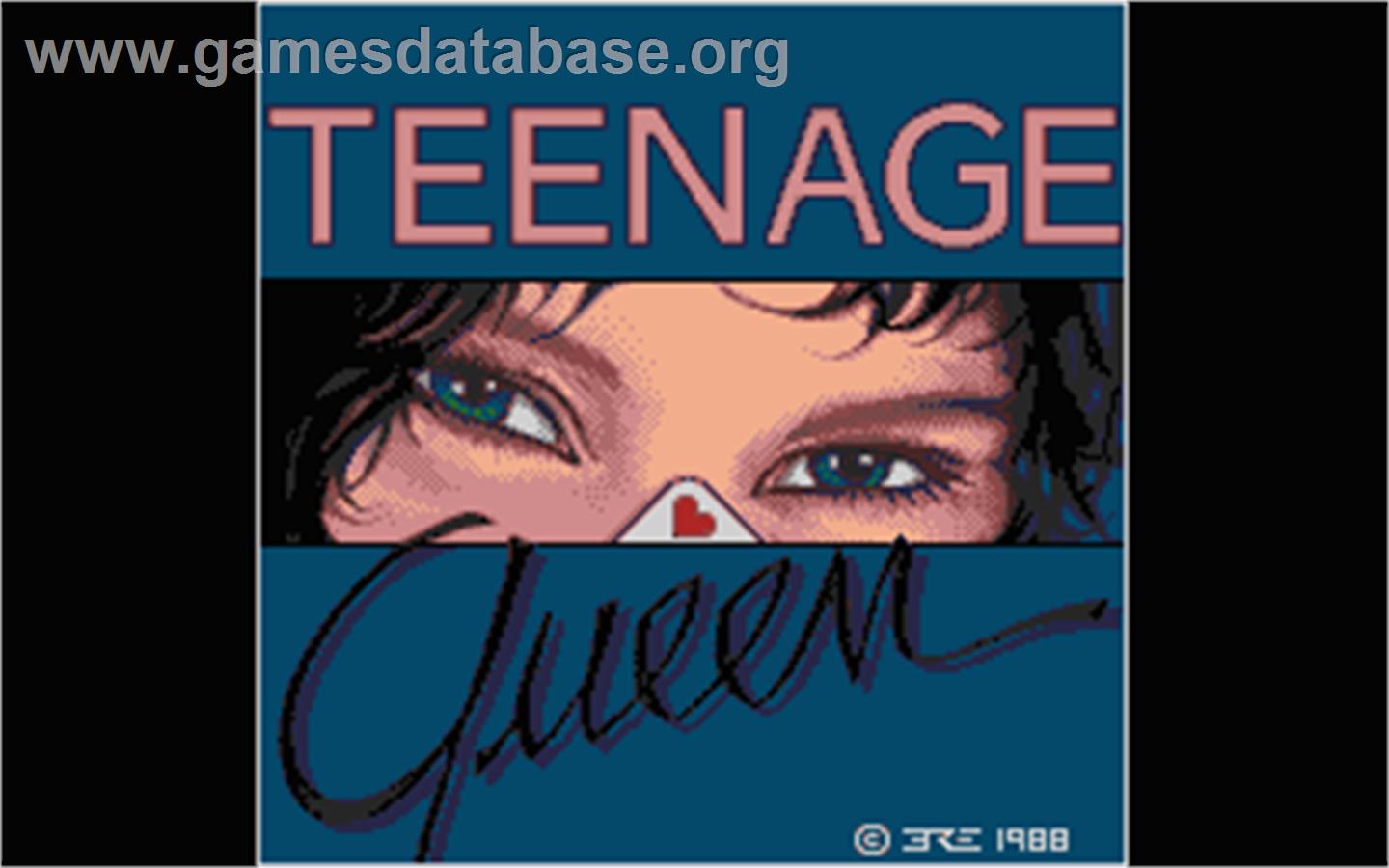 Teenage Queen - Atari ST - Artwork - Title Screen