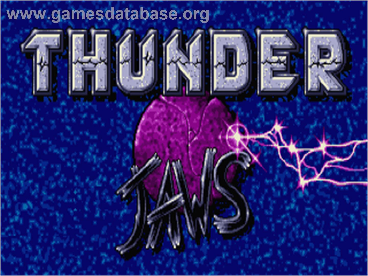 Thunder Jaws - Atari ST - Artwork - Title Screen