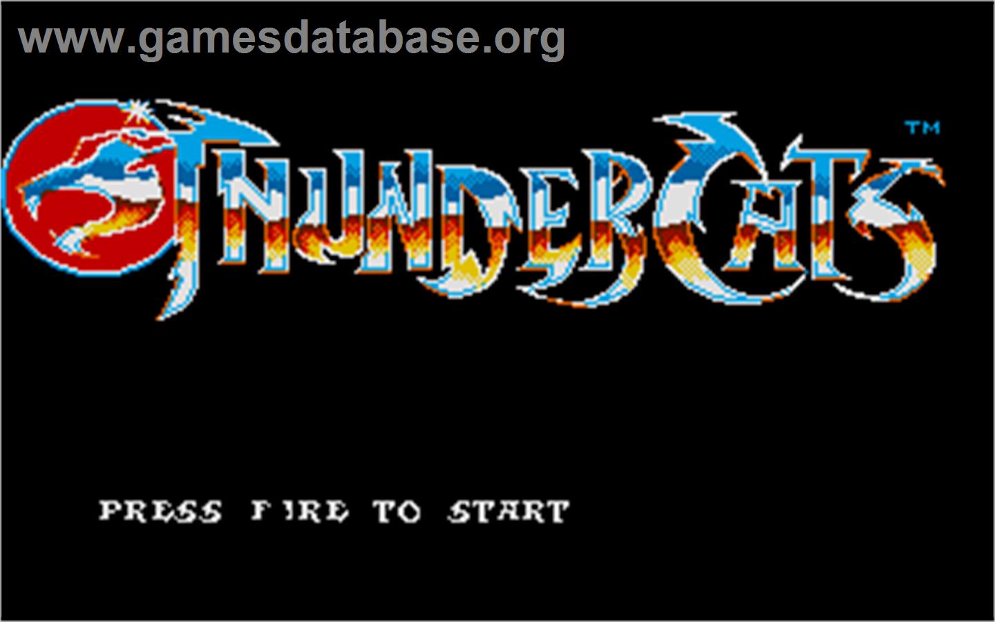 Thundercats - Atari ST - Artwork - Title Screen