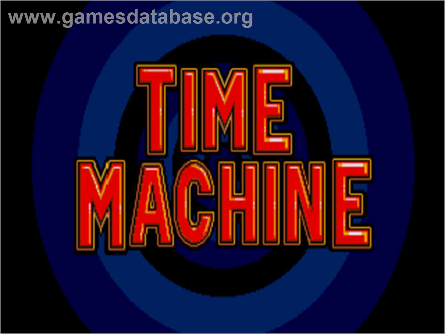 Time Machine - Atari ST - Artwork - Title Screen