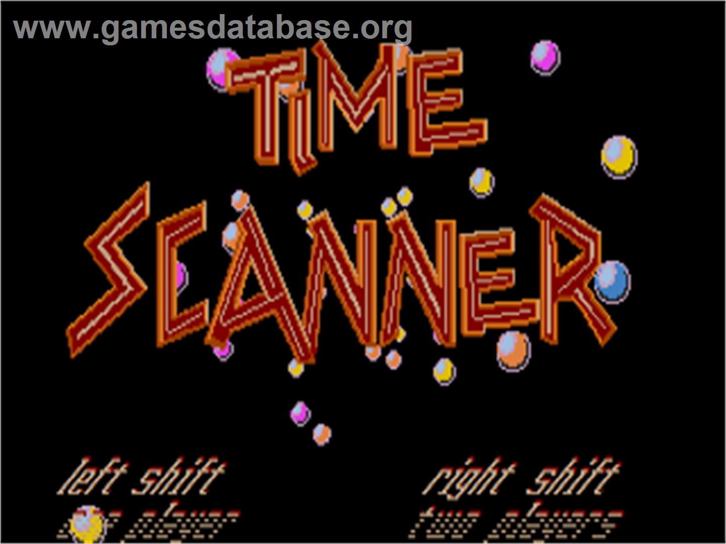 Time Scanner - Atari ST - Artwork - Title Screen