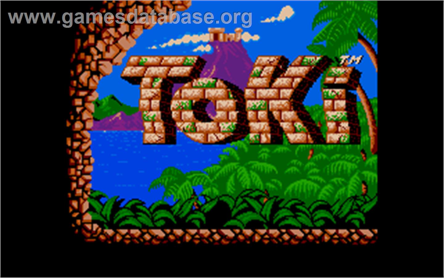 Toki: Going Ape Spit - Atari ST - Artwork - Title Screen
