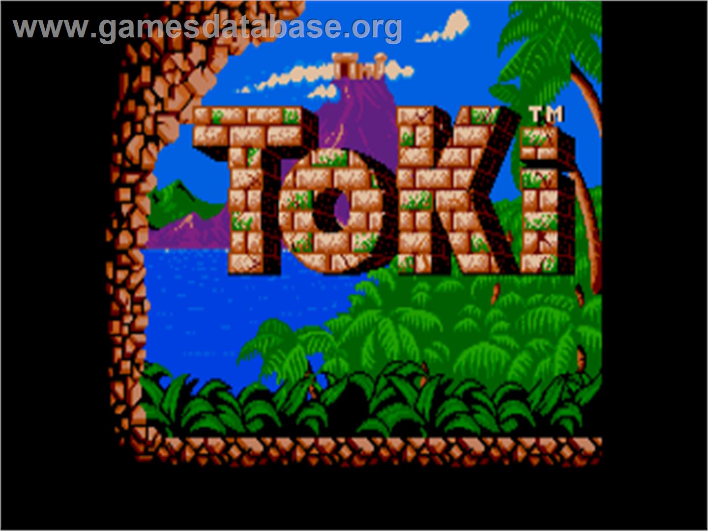 Toki - Atari ST - Artwork - Title Screen
