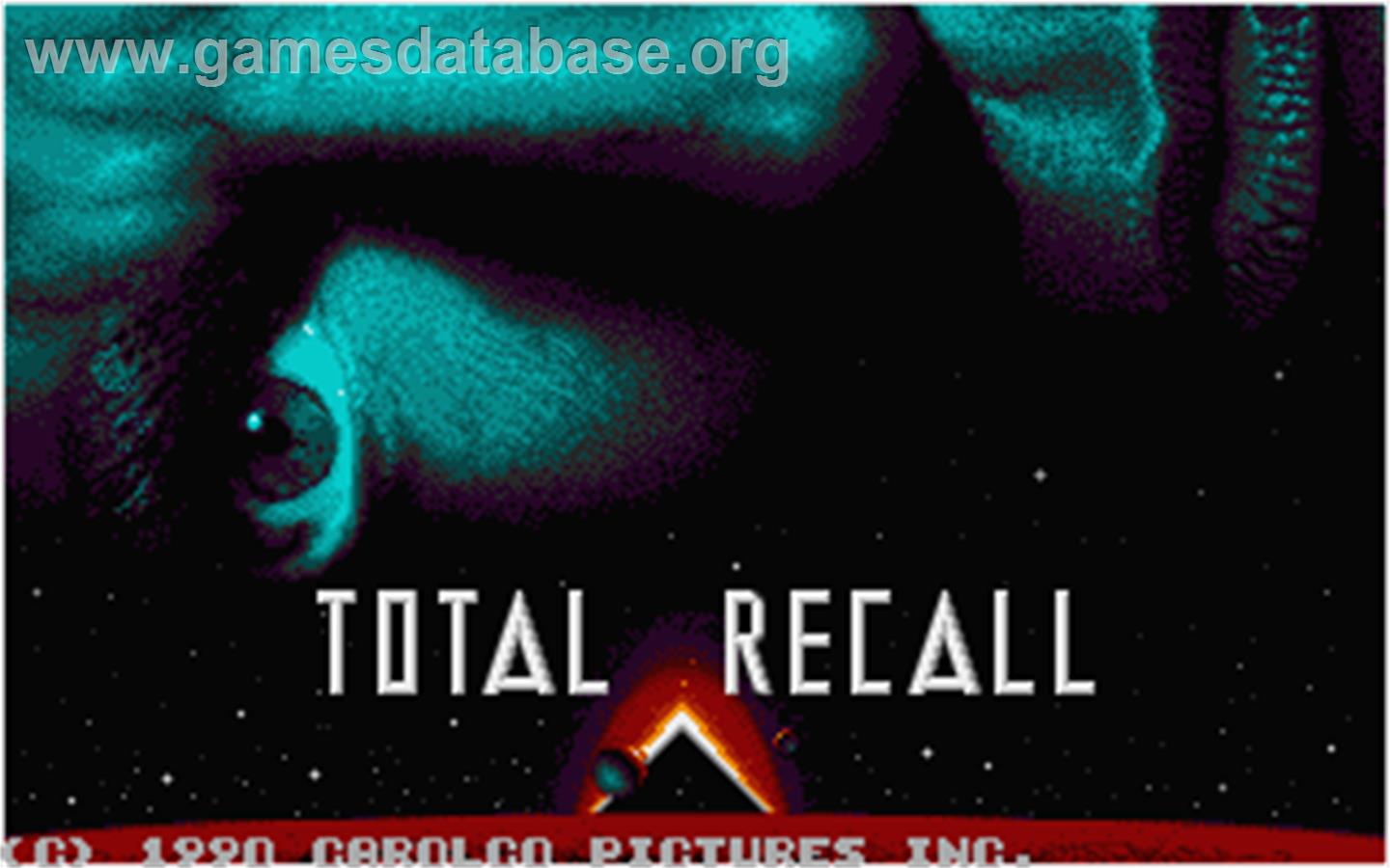Total Recall - Atari ST - Artwork - Title Screen