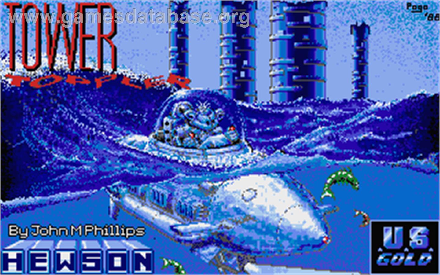 Tower Toppler - Atari ST - Artwork - Title Screen