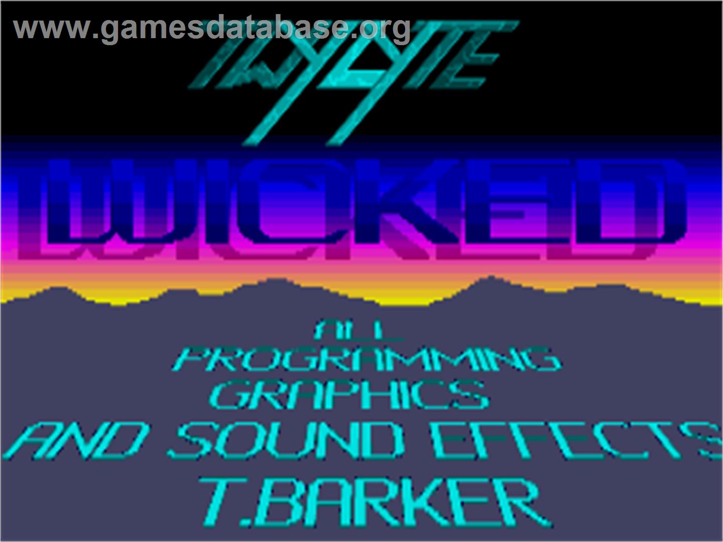 Twylyte - Atari ST - Artwork - Title Screen