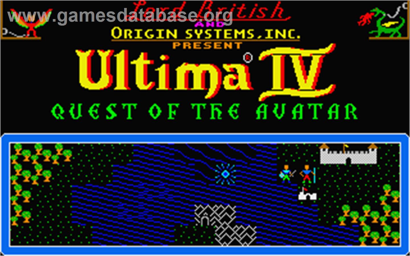 Ultima IV: Quest of the Avatar - Atari ST - Artwork - Title Screen