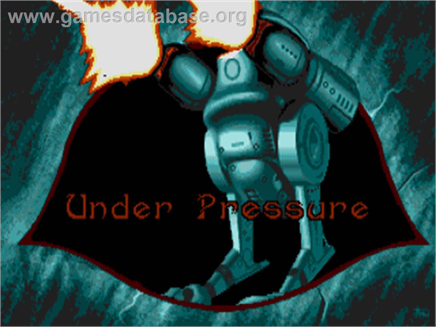 Under Pressure - Atari ST - Artwork - Title Screen