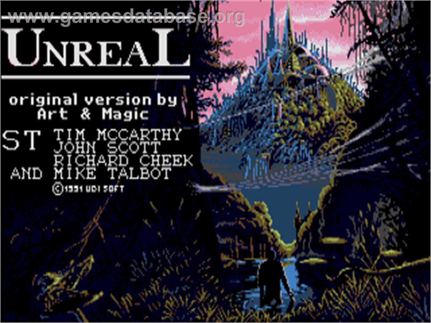 Unreal - Atari ST - Artwork - Title Screen
