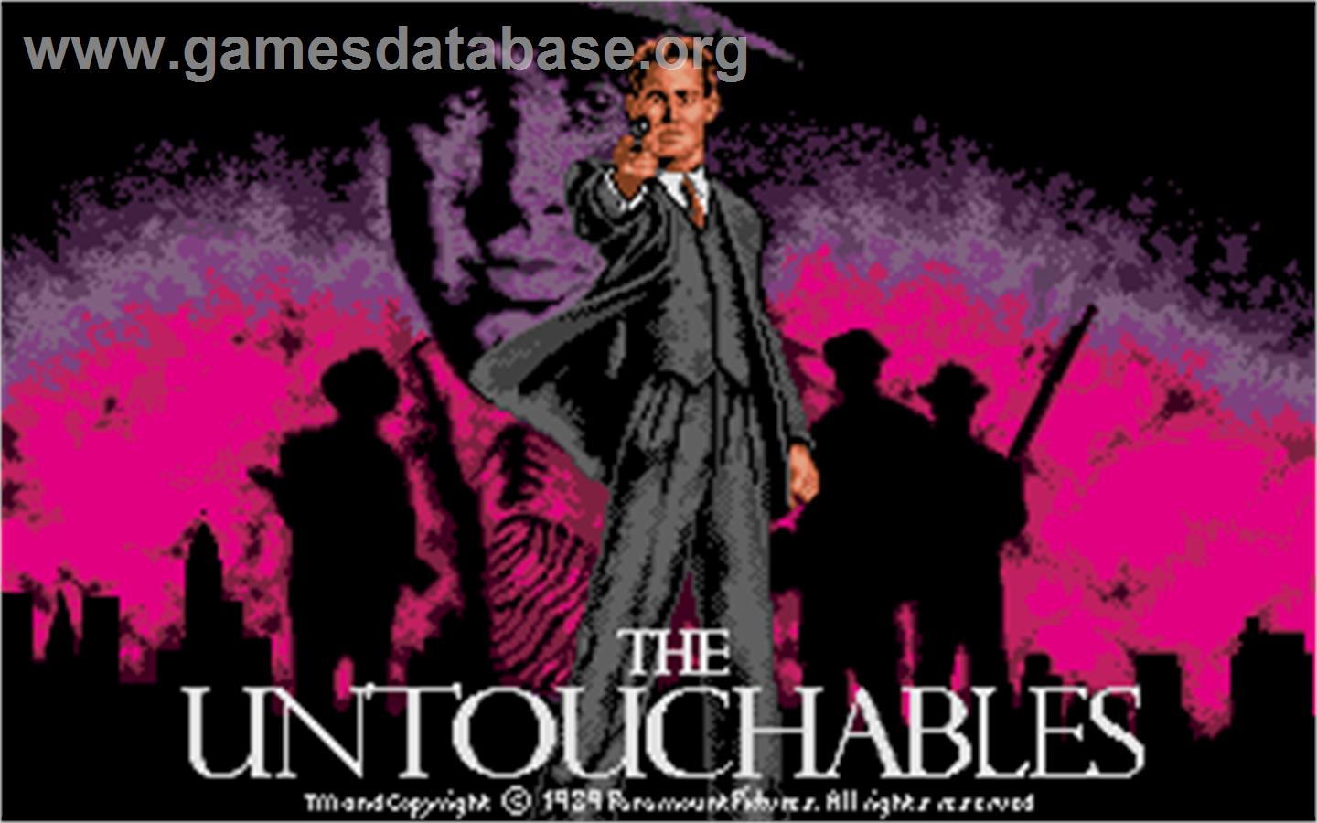 Untouchables - Atari ST - Artwork - Title Screen