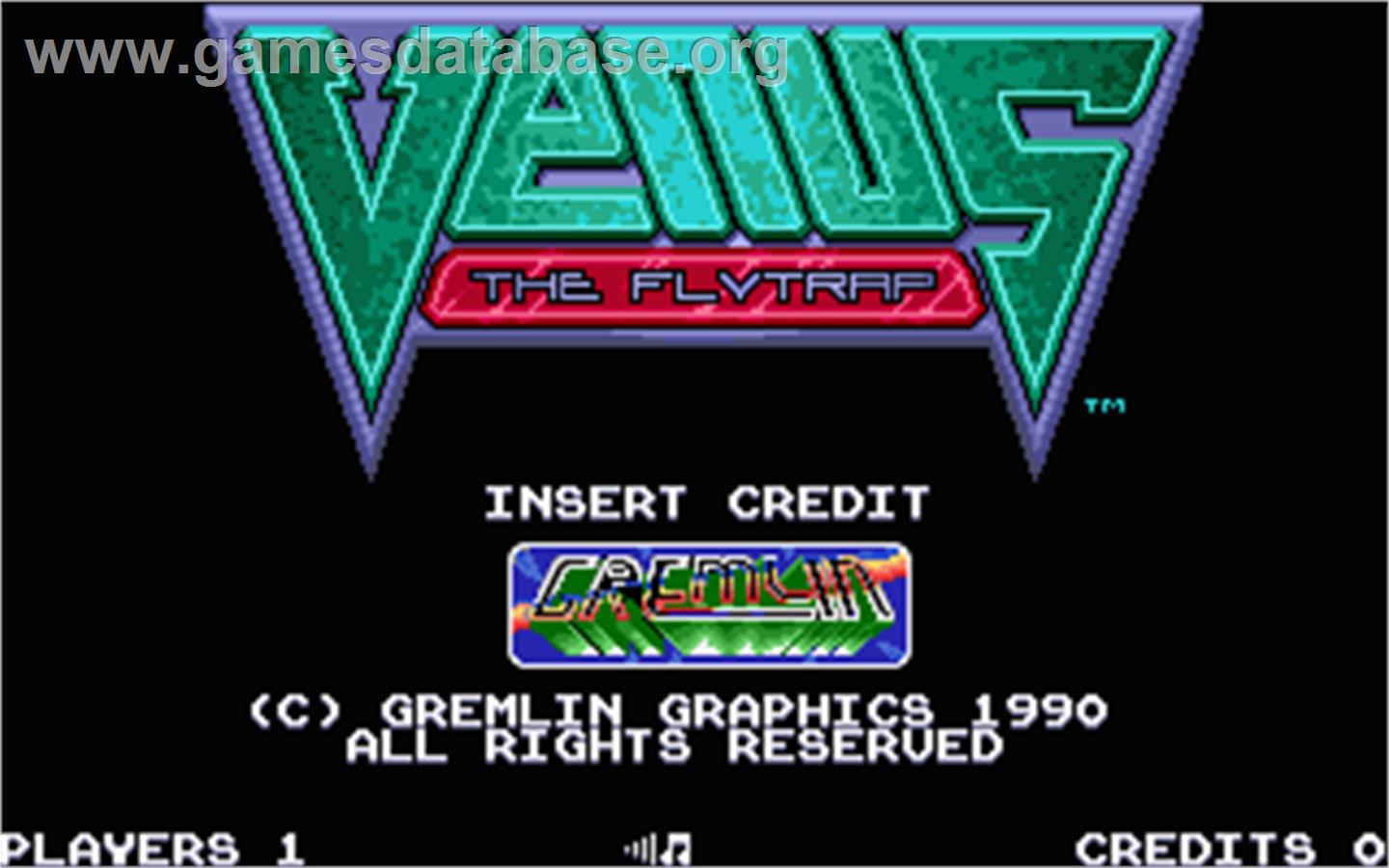 Venus the Flytrap - Atari ST - Artwork - Title Screen