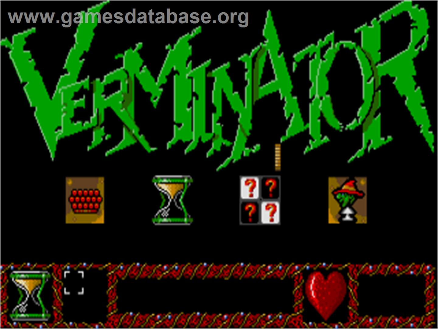 Verminator - Atari ST - Artwork - Title Screen