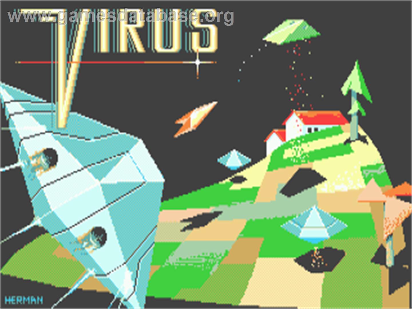 Virus - Atari ST - Artwork - Title Screen