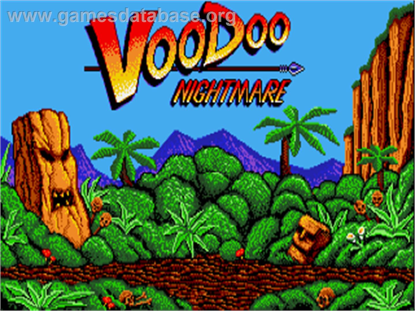 Voodoo Nightmare - Atari ST - Artwork - Title Screen