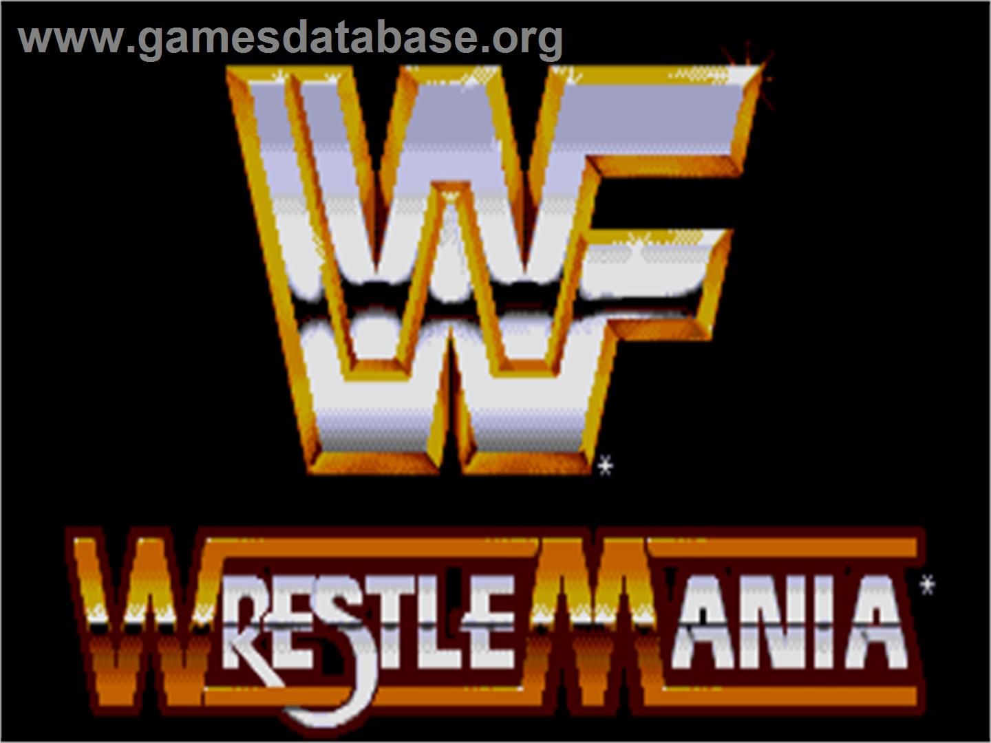 WWF Wrestlemania - Atari ST - Artwork - Title Screen