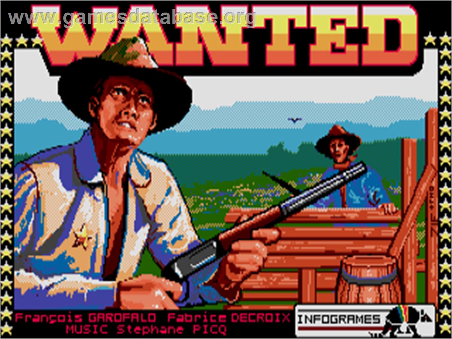 Wanted - Atari ST - Artwork - Title Screen