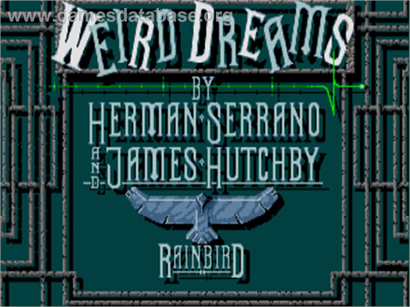 Weird Dreams - Atari ST - Artwork - Title Screen