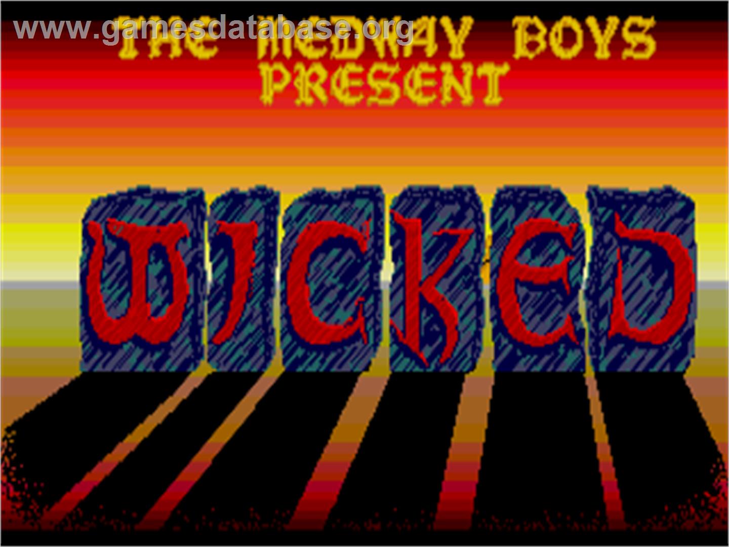 Wicked - Atari ST - Artwork - Title Screen