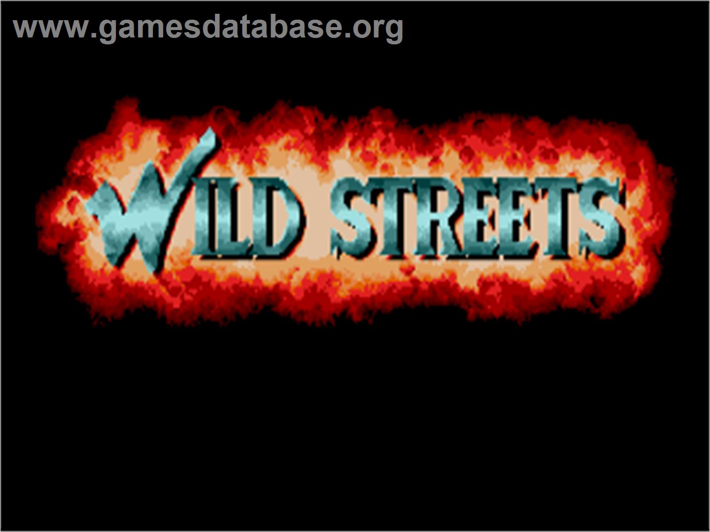 Wild Streets - Atari ST - Artwork - Title Screen
