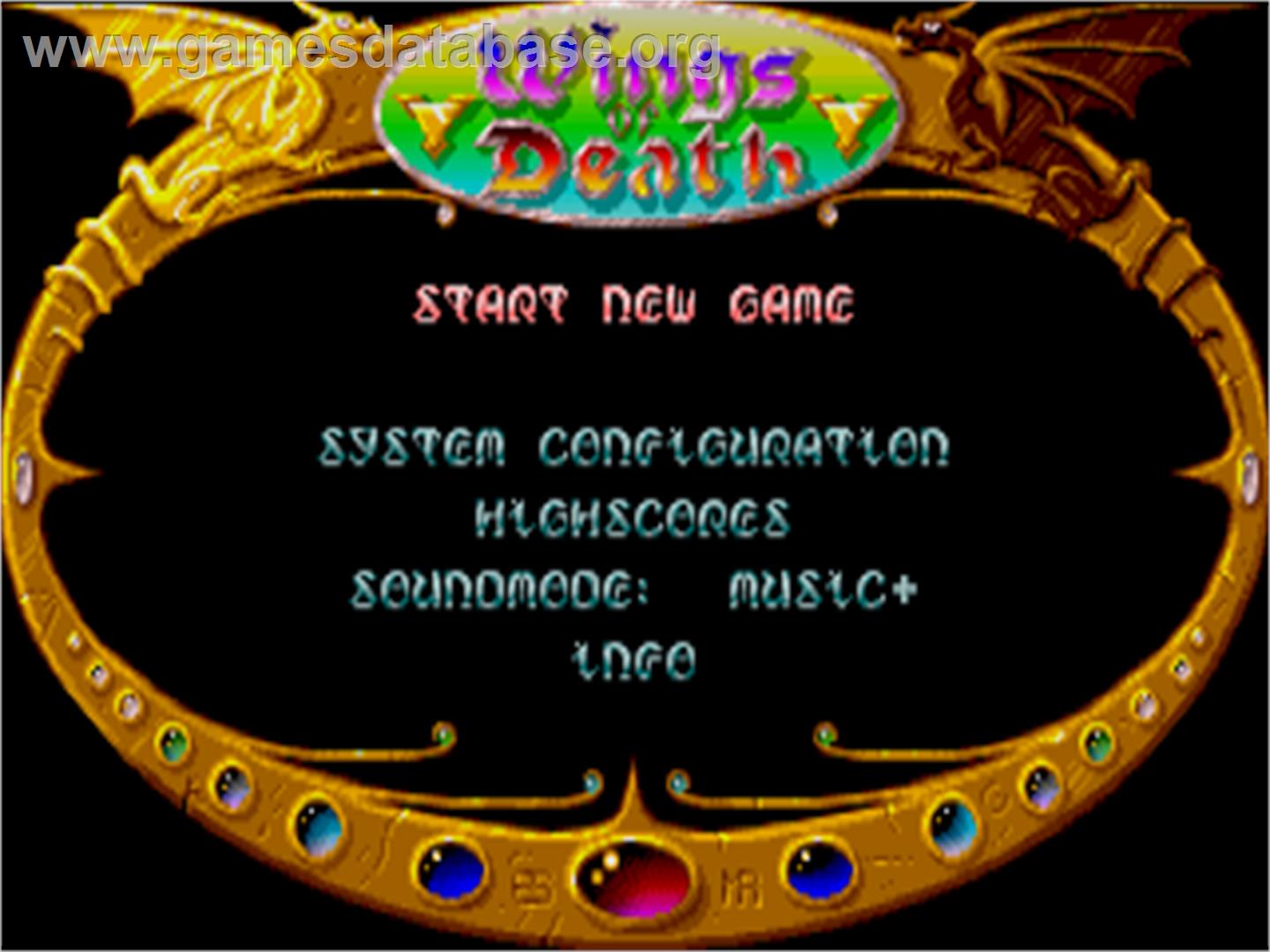 Wings Of Death - Atari ST - Artwork - Title Screen