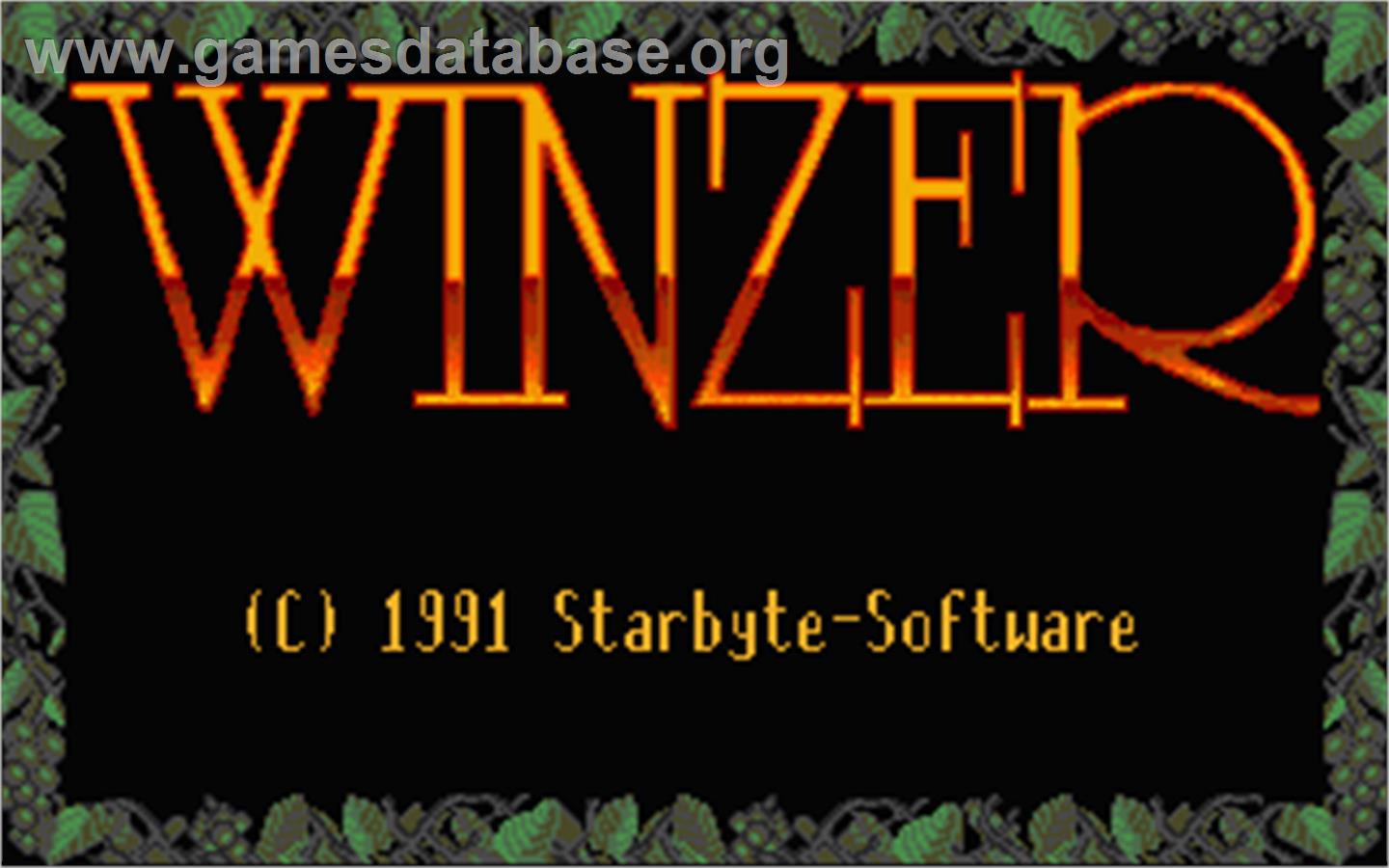 Winzer - Atari ST - Artwork - Title Screen